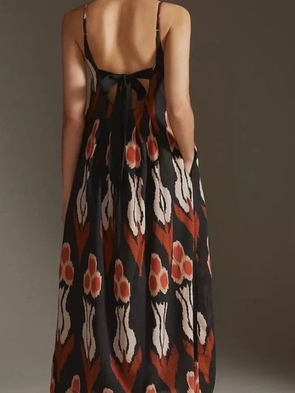 Anthropologie Nikki Pleated Maxi Dress Size M - Picture 10 of 10